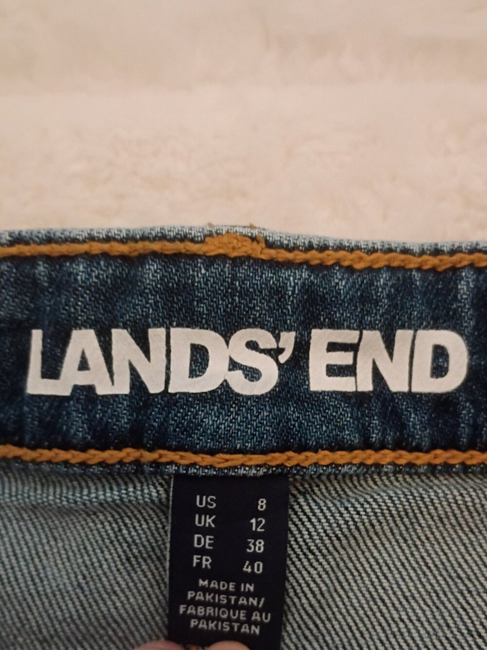 Lands' End Denim Skirt
